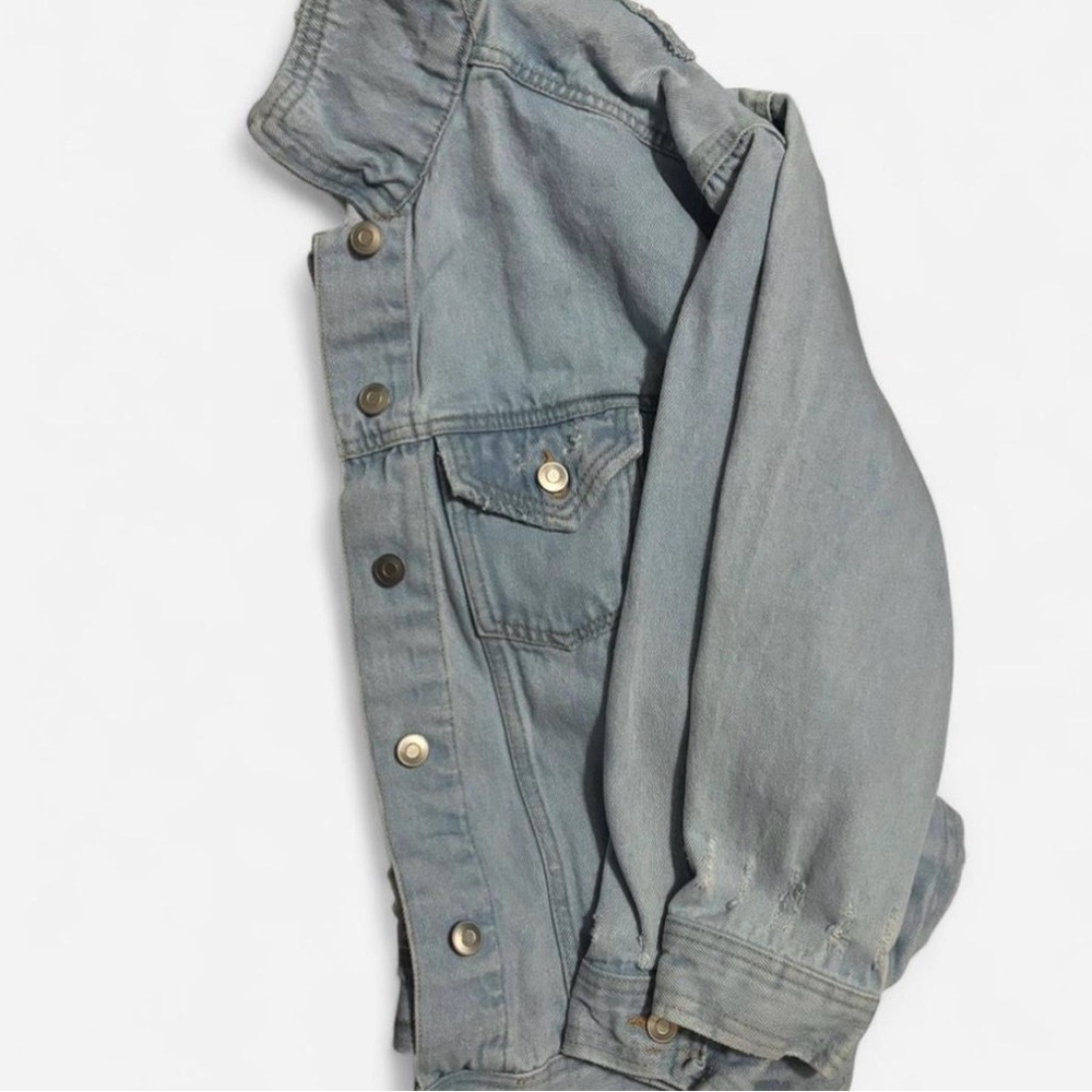 Celebrity Pink Light Wash Denim Jacket